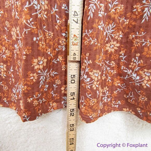 NEW Madewell Plus Harper Puff Sleeve Scoop Neck Lucie Midi Dress, 24W - Picture 9 of 16